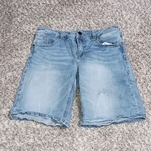 Women's Seven Denim Shorts Size 4 Color Blue Summer Pool Beach Comfy College...